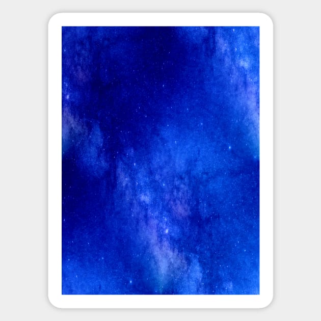 Abstract Blue Galaxy Sticker by k-creatif